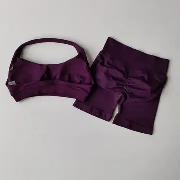 Women's High Waisted Sports Bra & Leggings Set