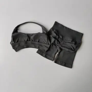 Women's High Waisted Sports Bra & Leggings Set