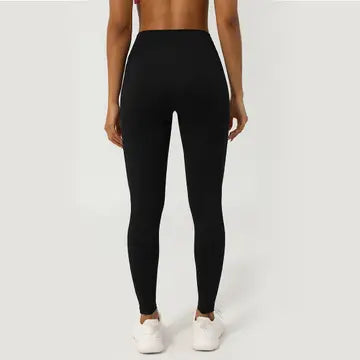 Solid Black Yoga Leggings