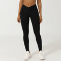 Solid Black Yoga Leggings